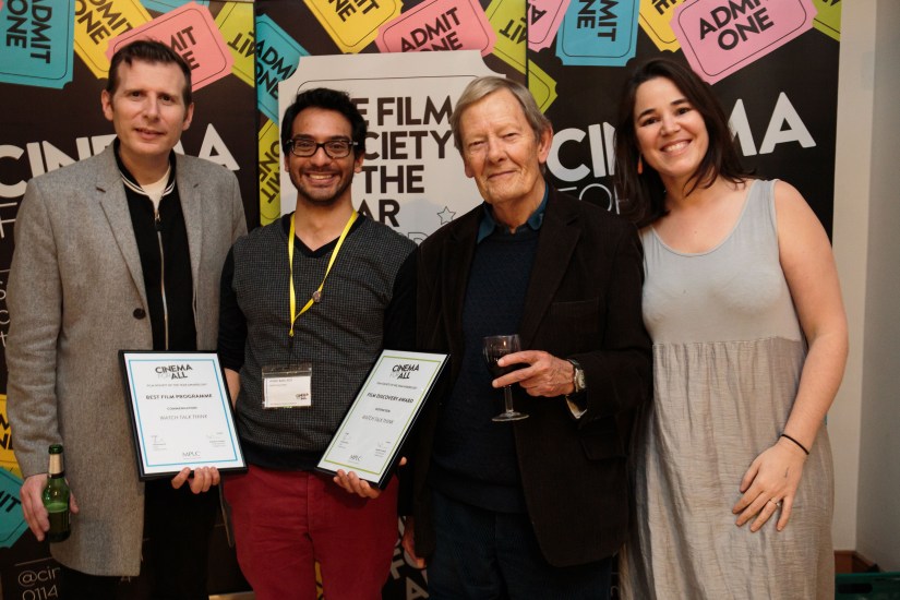 Cinema for all awards photo with Ana